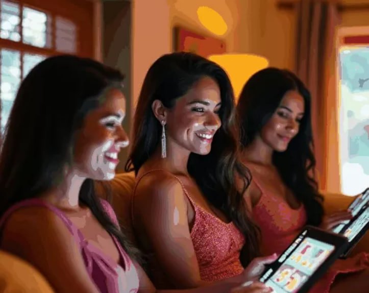 Dealer profesional sedang menjalankan permainan Live Casino melalui video streaming di mobil123